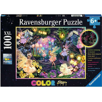 RAVENSBURGER Svítící puzzle Vílí les XXL 100 dílků