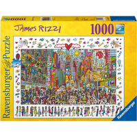 RAVENSBURGER Puzzle Times Square - Everyone should go there 1000 dílků