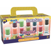MAC TOYS Třpytivá veselá modelína 20 x 85g