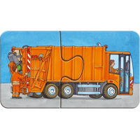 RAVENSBURGER Moje první puzzle Vozidla a stroje 9x2 dílky
