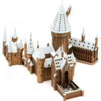 METAL EARTH 3D puzzle Harry Potter: Zasněžený Bradavický hrad (ICONX)