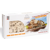 UGEARS 3D puzzle Lokomotiva V-Express s vagónem 538 dílků