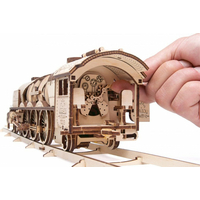 UGEARS 3D puzzle Lokomotiva V-Express s vagónem 538 dílků