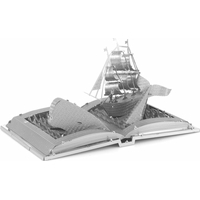 METAL EARTH 3D puzzle Kniha: Bílá velryba