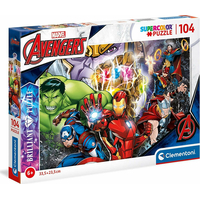 CLEMENTONI Brilliant puzzle Marvel: Avengers 104 dílků