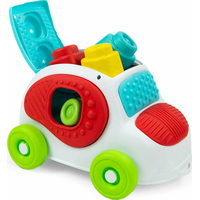 CLEMENTONI SOFT CLEMMY Vkládací senzorické autíčko s kostkami