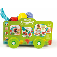 CLEMENTONI SOFT CLEMMY Vkládací senzorické autíčko s kostkami
