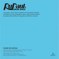 GALISON Čtvercové puzzle RuPaul's Drag Race 500 dílků