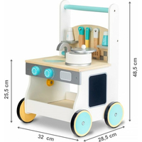 ECOTOYS Chodítko dřevěné Kuchyňka