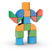 GEOMAG Magnetické kostky Magicube Shapes 25 kostek