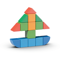 GEOMAG Magnetické kostky Magicube Shapes 25 kostek