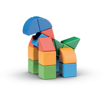 GEOMAG Magnetické kostky Magicube Shapes 25 kostek