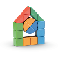 GEOMAG Magnetické kostky Magicube Shapes 25 kostek