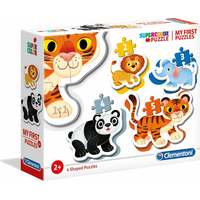 CLEMENTONI Moje první puzzle Safari 4v1 (2,3,4,5 dílků)