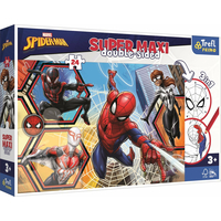 TREFL Oboustranné puzzle Spiderman jde do akce SUPER MAXI 24 dílků