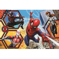 TREFL Oboustranné puzzle Spiderman jde do akce SUPER MAXI 24 dílků