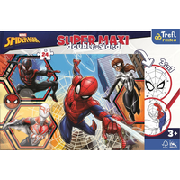 TREFL Oboustranné puzzle Spiderman jde do akce SUPER MAXI 24 dílků