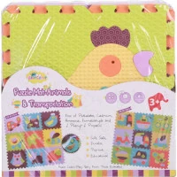 BABY GREAT Pěnové puzzle Barevná zvířata SX (30x30)