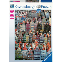 RAVENSBURGER Puzzle Gdaňsk, Polsko 1000 dílků