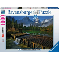 RAVENSBURGER Puzzle Jezero Schiederweiher, Hinterstoder, Rakousko 1000 dílků