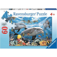 RAVENSBURGER Puzzle Karibský úsměv 60 dílků