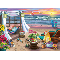 RAVENSBURGER Puzzle Na pláži Cabana XXL 500 dílků