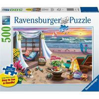 RAVENSBURGER Puzzle Na pláži Cabana XXL 500 dílků