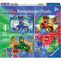 RAVENSBURGER Puzzle Pyžamasky 4v1 (12, 16, 20, 24 dílků)