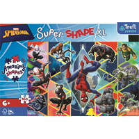 TREFL Puzzle Super Shape XL Spiderman: Přidej se 160 dílků