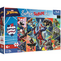 TREFL Puzzle Super Shape XL Spiderman: Přidej se 160 dílků