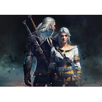 GOOD LOOT Puzzle Witcher - Geralt & Ciri 1000 dílků