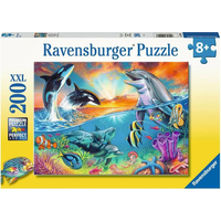 RAVENSBURGER Puzzle Život v oceánu XXL 200 dílků