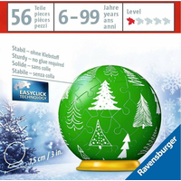 RAVENSBURGER Puzzleball Vánoční stromečky 56 dílků