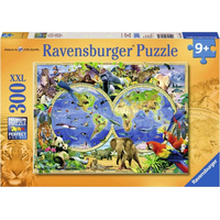 RAVENSBURGER Puzzle Svět divokých zvířat XXL 300 dílků