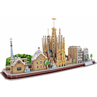 CUBICFUN 3D puzzle CityLine panorama: Barcelona 186 dílků
