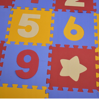 Matadi Pěnové puzzle Číslice a tvary (28x28)
