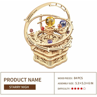 ROBOTIME Rokr 3D dřevěné puzzle Hvězdná noc 84 dílků