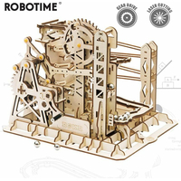 ROBOTIME Rokr 3D dřevěné puzzle Kuličková dráha: Explorer 260 dílků