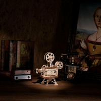 ROBOTIME Rokr 3D dřevěné puzzle Mechanický filmový projektor 183 dílků