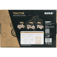 ROBOTIME Rokr 3D dřevěné puzzle Traktor 135 dílků