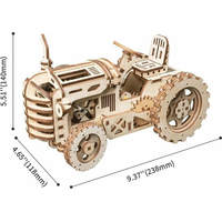 ROBOTIME Rokr 3D dřevěné puzzle Traktor 135 dílků