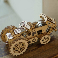 ROBOTIME Rokr 3D dřevěné puzzle Traktor 135 dílků