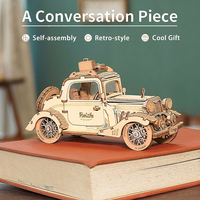 ROBOTIME Rolife 3D dřevěné puzzle Historický automobil 164 dílků
