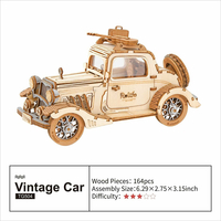 ROBOTIME Rolife 3D dřevěné puzzle Historický automobil 164 dílků