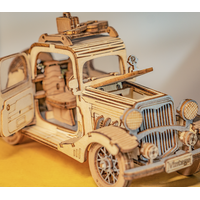 ROBOTIME Rolife 3D dřevěné puzzle Historický automobil 164 dílků