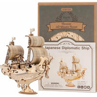 ROBOTIME Rolife 3D dřevěné puzzle Japonská diplomatická loď 91 dílků