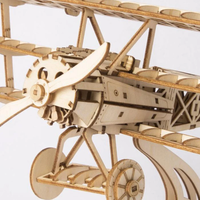 ROBOTIME Rolife 3D dřevěné puzzle Letadlo 145 dílků