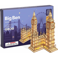 ROBOTIME Rolife Svítící 3D dřevěné puzzle Big Ben 220 dílků