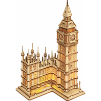 ROBOTIME Rolife Svítící 3D dřevěné puzzle Big Ben 220 dílků