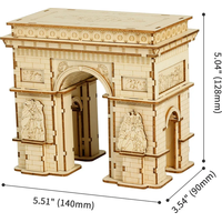 ROBOTIME Rolife 3D dřevěné puzzle Vítězný oblouk 118 dílků